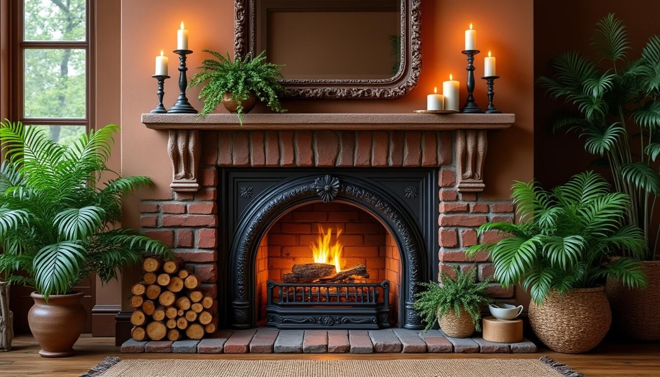 Habillage insert dans cheminée ancienne : astuces et inspirations