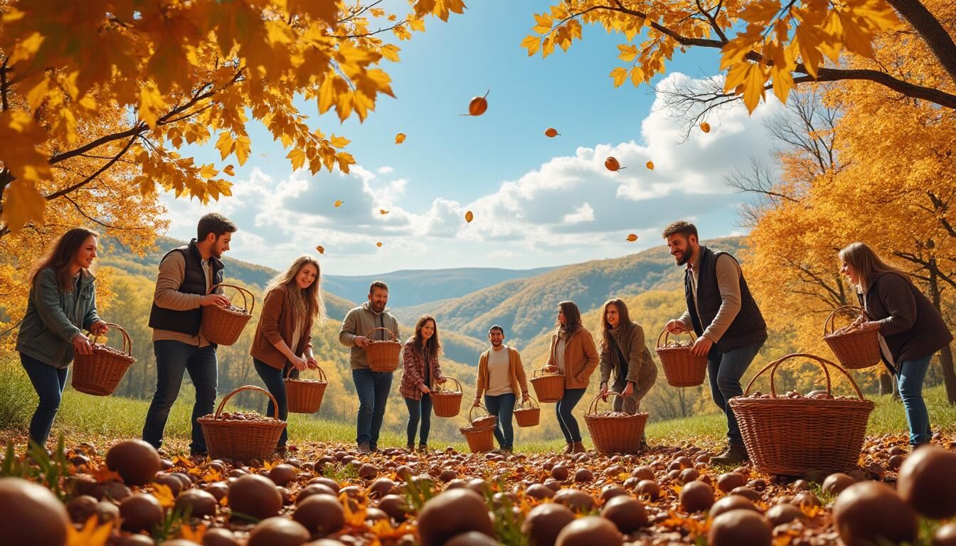 Ou ramasser des châtaignes autour de moi : lieux et astuces